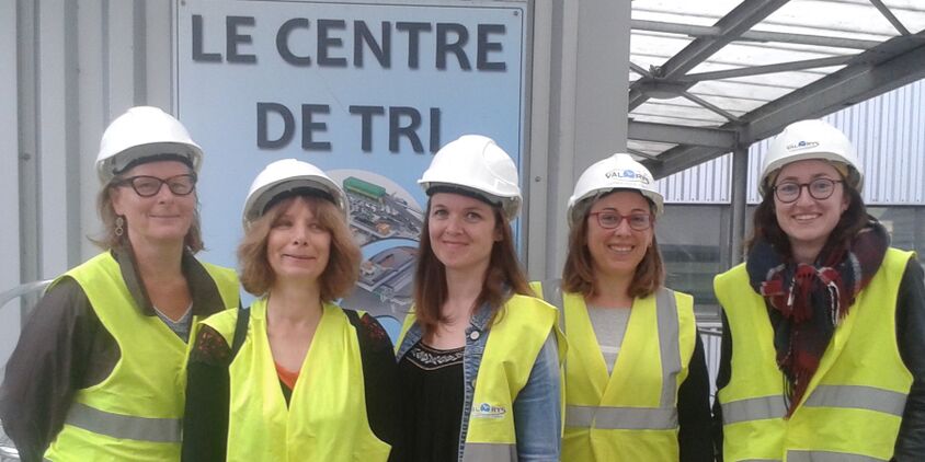 Conseiller entreprise Claire ROSPABE et Anne Désigné, conseillers emploi Sylvie Kerdraon, Delphine Collin, Solène Leroux